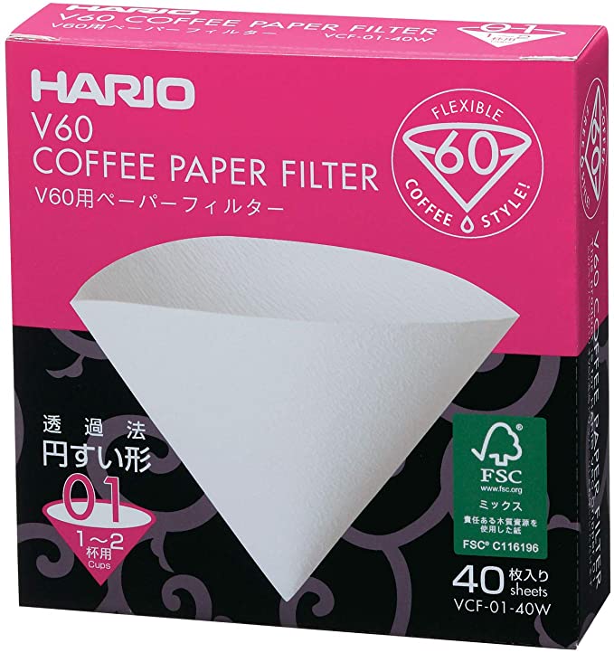 Filtro de papel Hario 01